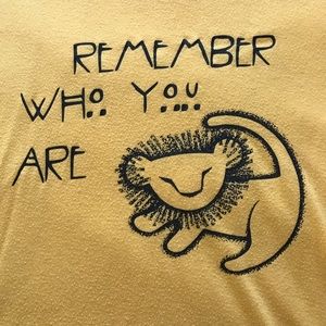 Remember who you are lion king t shirt. 3XL